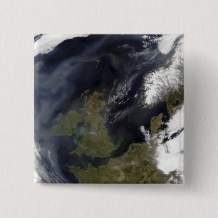 The United Kingdom and the Republic of Ireland 2 Inch Square Button