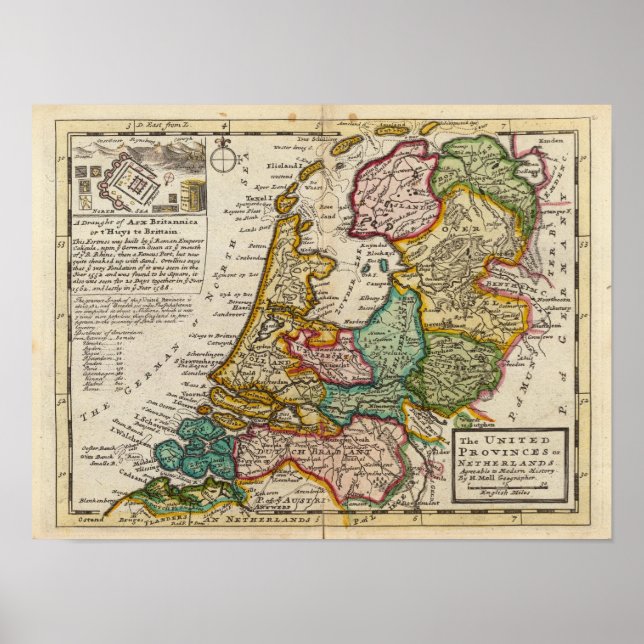 The United Provinces or Netherlands Poster (Front)