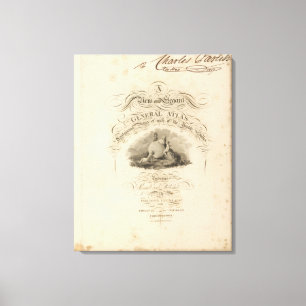 the United States atlas Canvas Print