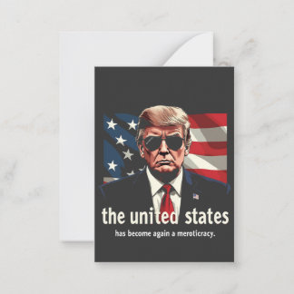 The United States Has Become a Meritocracy Again Card