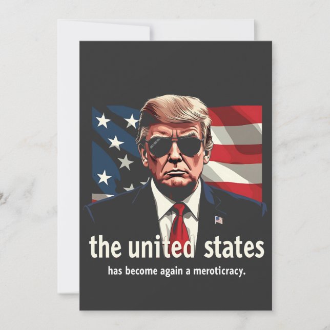 The United States Has Become a Meritocracy Again Invitation (Front)