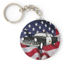 The United States of America 59 vintage Police Car