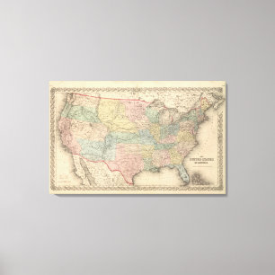 The United States of America Canvas Print