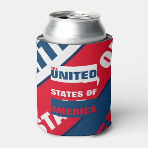The United States of America drinkers Can Cooler