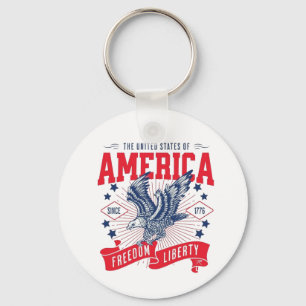 The United States of America - Freedom & Liberty Keychain