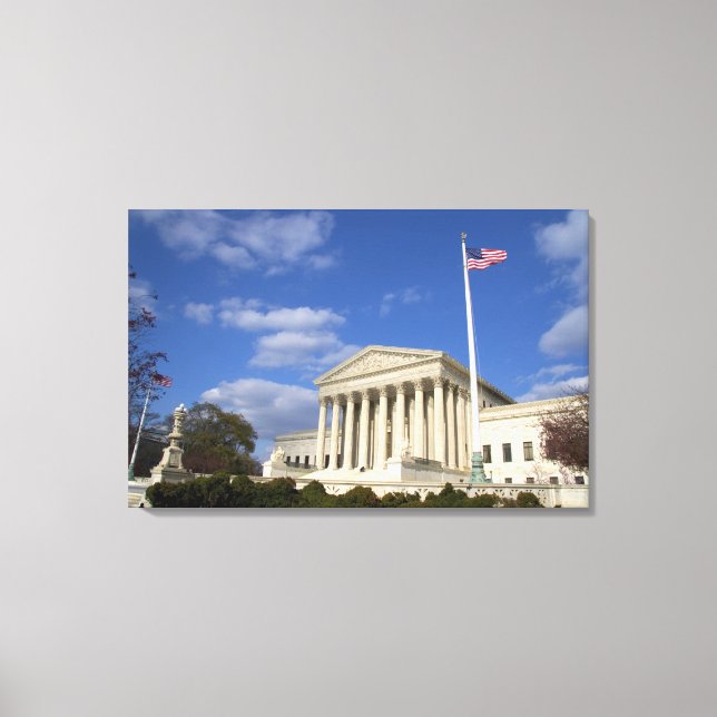 The United States Supreme Court Building in Canvas Print (Front)