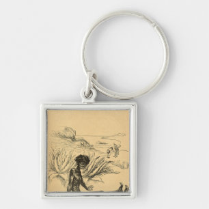 The United States takes Cuba from Spain Keychain