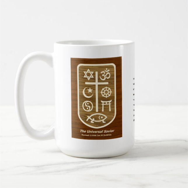 The Universal Saviour Coffee Mug (Left)