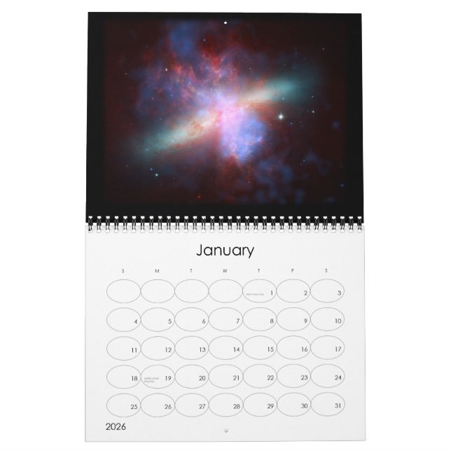 The Universe Calendar (Jan 2026)