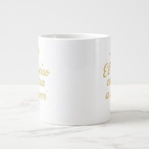 The Universe Conspires in Your Favor ✨   Elegant G Large Coffee Mug