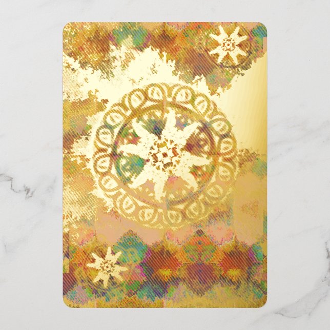 The universe foil holiday card (Front)