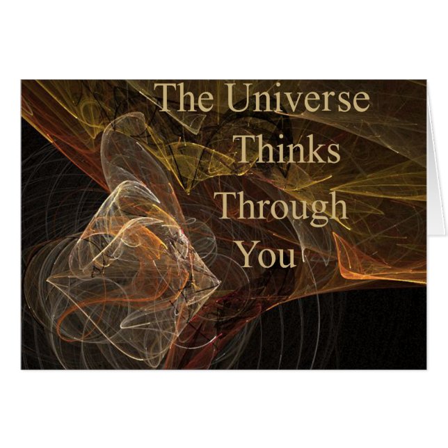 The Universe Thinks Through You (Front Horizontal)