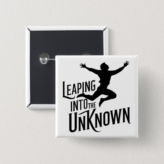 The Unknown 2 Inch Square Button (Front & Back)
