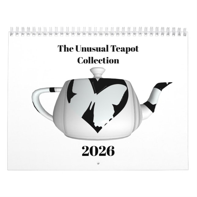 The Unusual Teapot Collection Fun Calendar (Cover)