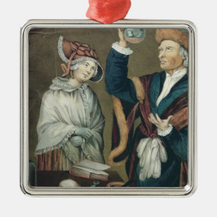 The Urine Examination Metal Ornament