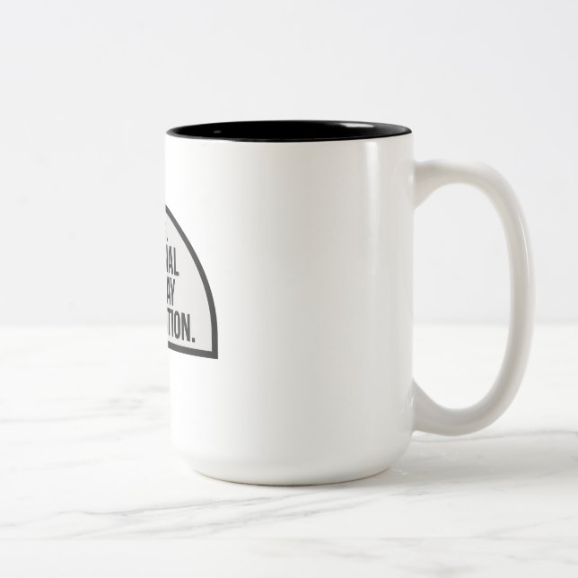The US national  law day celebration mug (Right)