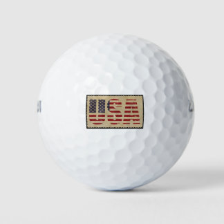 The USA stamp Golf Balls