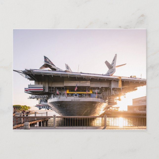 The USS Midway Museum Postcard (Front)