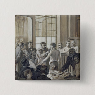 The Vaccination 2 Inch Square Button