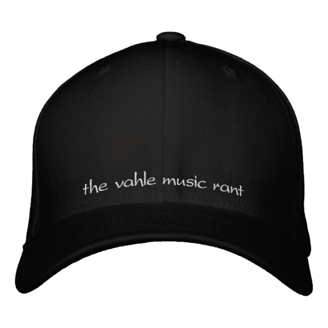 The Vahle Music Rant Embroidered Hat (Front)