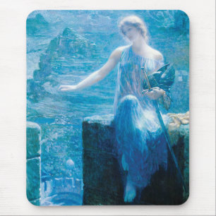 The Valkyrie's Vigil by Edward Robert Hughes Mouse Pad