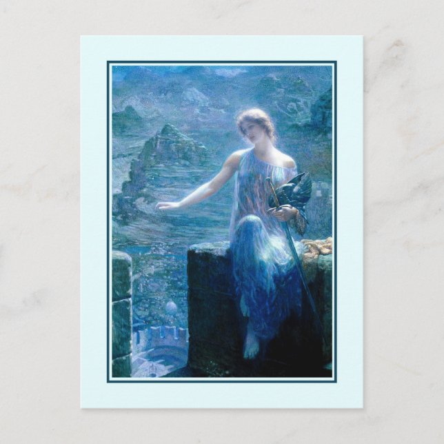 'The Valkyrie's Vigil' Postcard (Front)
