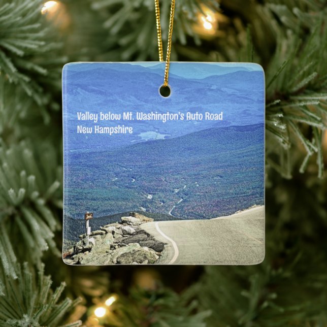 The Valley Below Mt. Washington Ornament (Tree)