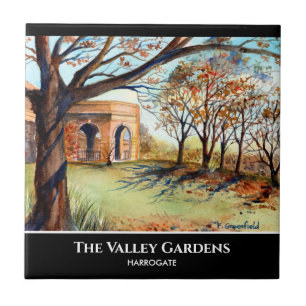 The Valley Gardens Harrogate by Farida Greenfield Tile