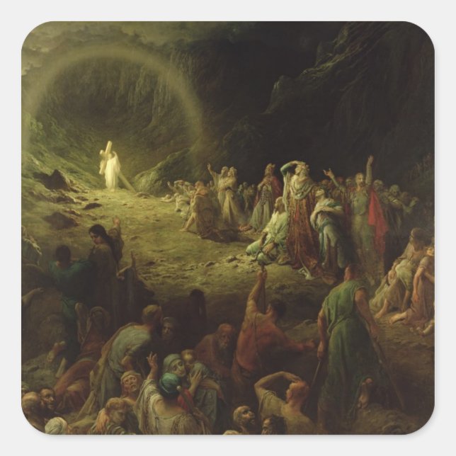 The Valley of Tears, 1883 Square Sticker (Front)