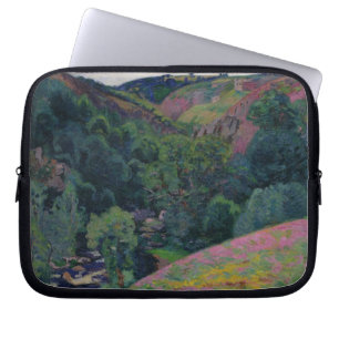 The Valley of the Sedelle, 1897 (oil on canvas) Laptop Sleeve
