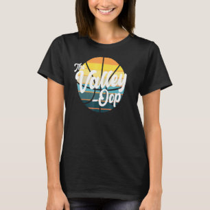 The Valley Oop Basketball Phoenix Retro Sunset Bas T-Shirt