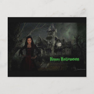 The Vamp Halloween Postcard