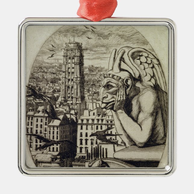 The Vampire , 1853 Metal Ornament (Front)