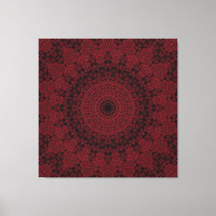 The Vampire Mandala Canvas Print