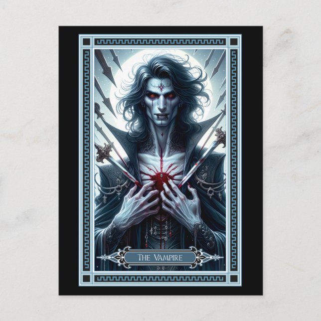 The Vampire Tarot Card (Front)