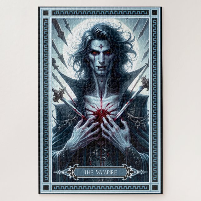 The Vampire Tarot Card Jigsaw Puzzle (Vertical)