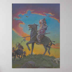 The Vanishing Race – Kulhanek Historical Art Poster