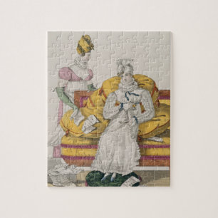 The Vapours or The Accounts Day, plate 62 from 'Le Jigsaw Puzzle