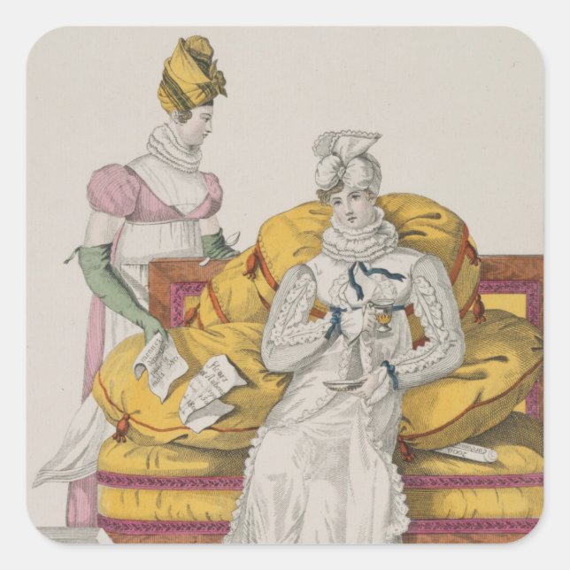 The Vapours or The Accounts Day, plate 62 from 'Le Square Sticker (Front)
