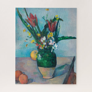 The Vase of Tulips by Paul Cezanne Jigsaw Puzzle