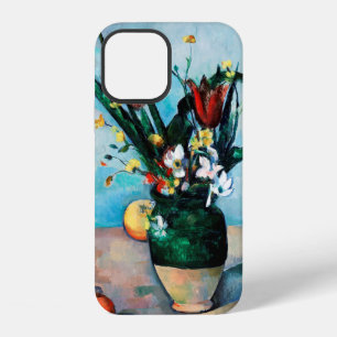 The Vase of Tulips, Paul Cezanne iPhone 12 Case