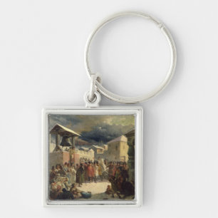 The Veche in the Republic of Novgorod, 1861 Keychain