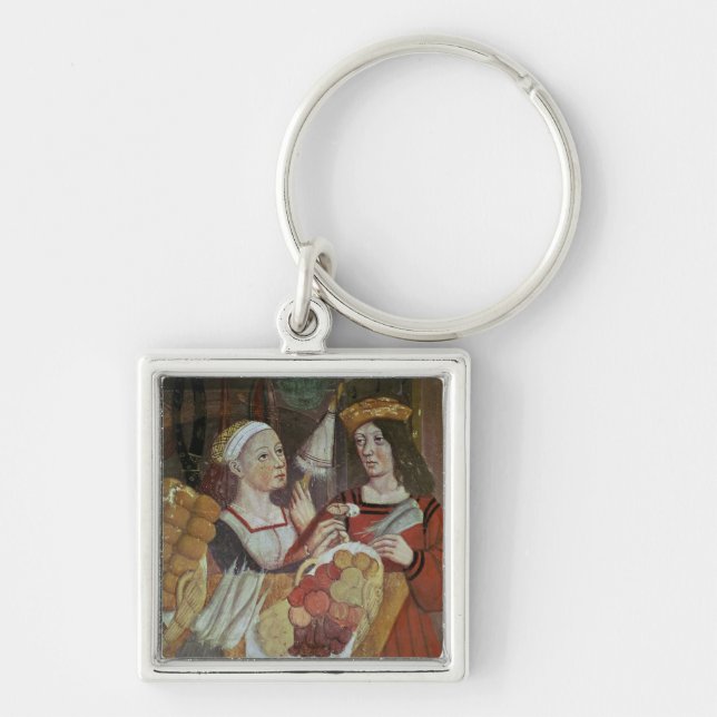 The Vegetable Market Keychain (Front)