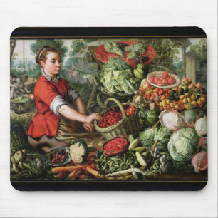 The Vegetable Seller Mouse Pad