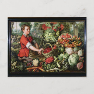 The Vegetable Seller Postcard