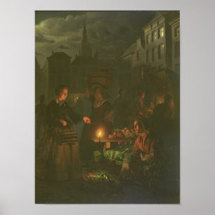 The Vegetable Stall Poster