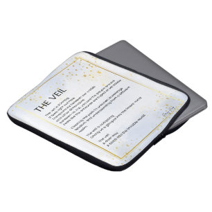 The Veil - Awakening Empowerment Poem Poetry  Laptop Sleeve