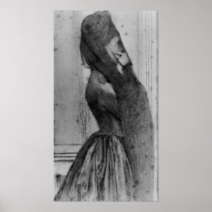 The veil by Fernand Khnopff Poster