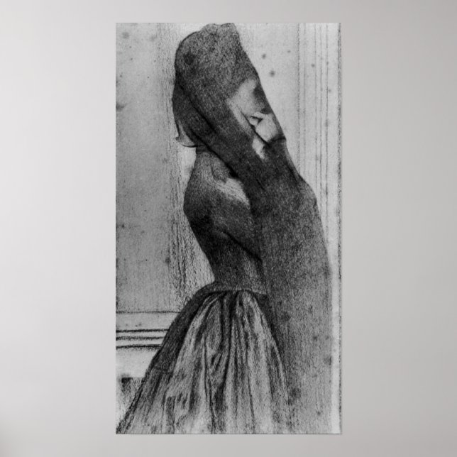 The veil by Fernand Khnopff Poster (Front)