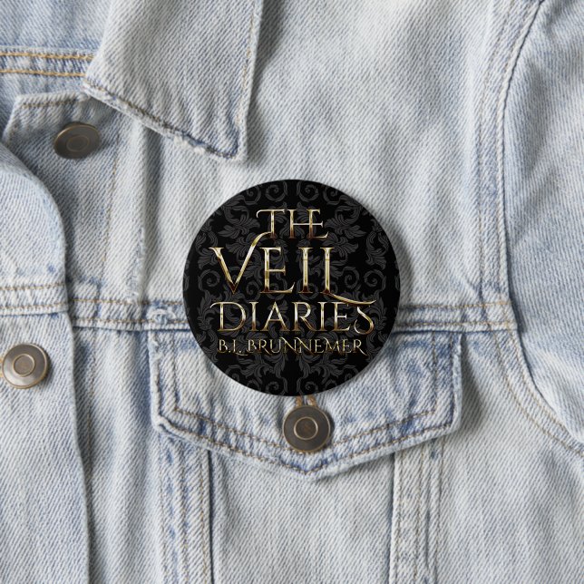 The Veil Diaries 3 Inch Round Button (In Situ)